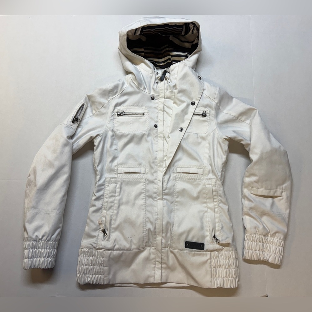 Burton DryRide Women’s XS White Skiing Snowboarding Winter Jacket